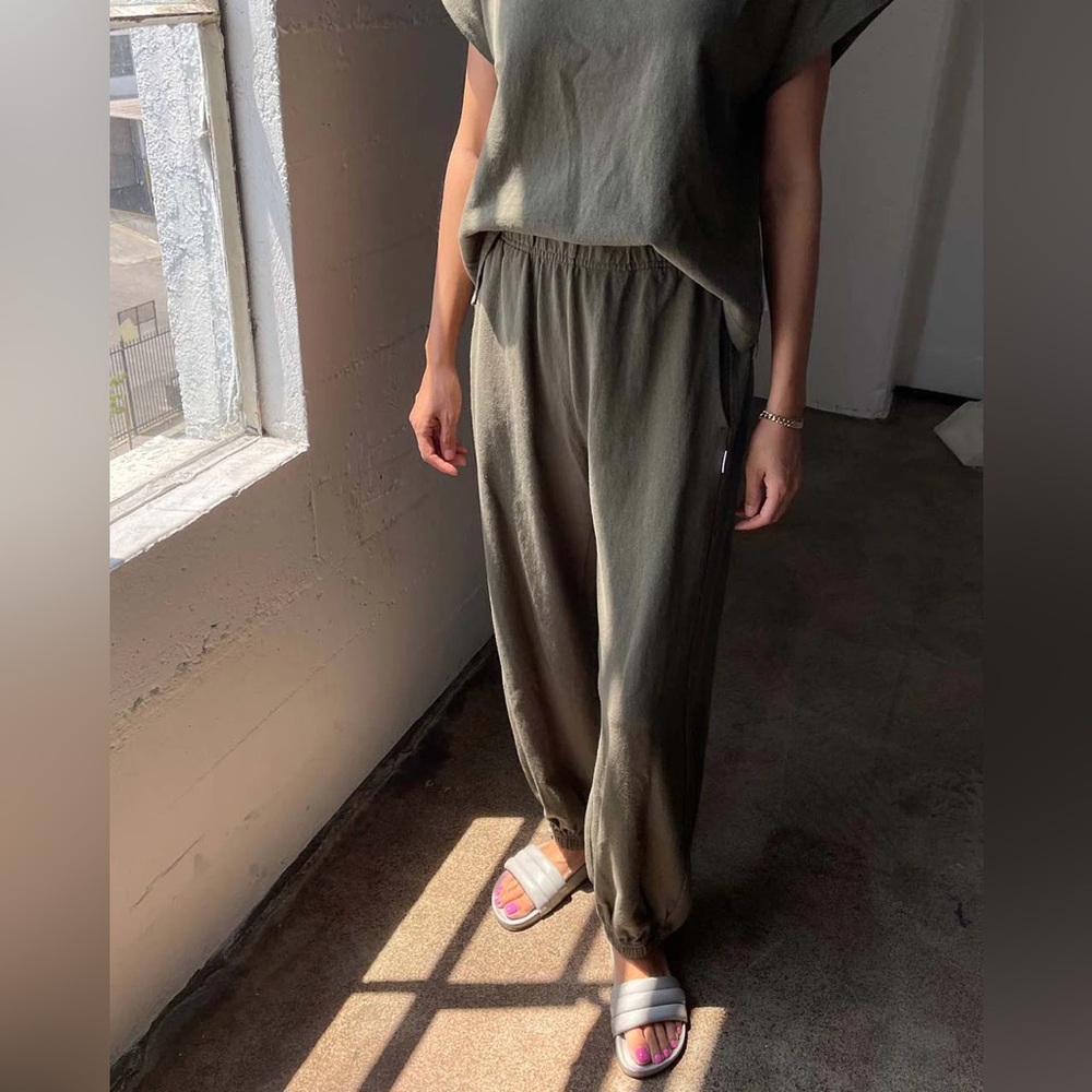 Le Bon Shoppe Balloon Pants - Olive Green